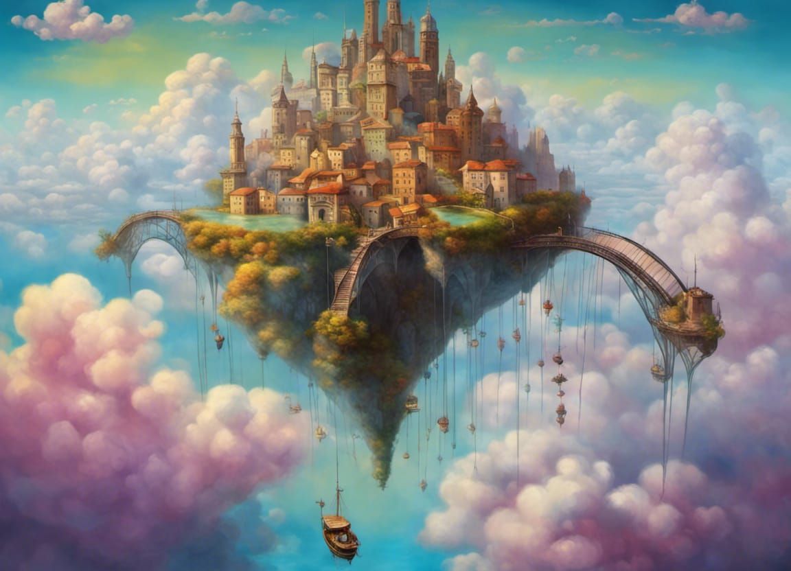 A Floating City in the Clouds