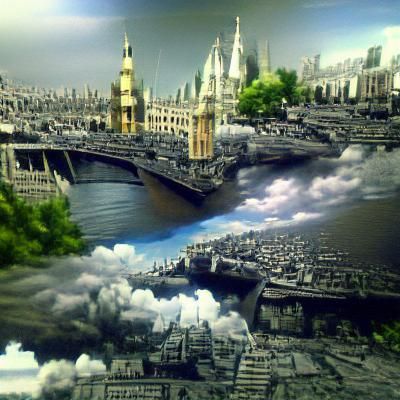 London USA: Detailed Matte Painting