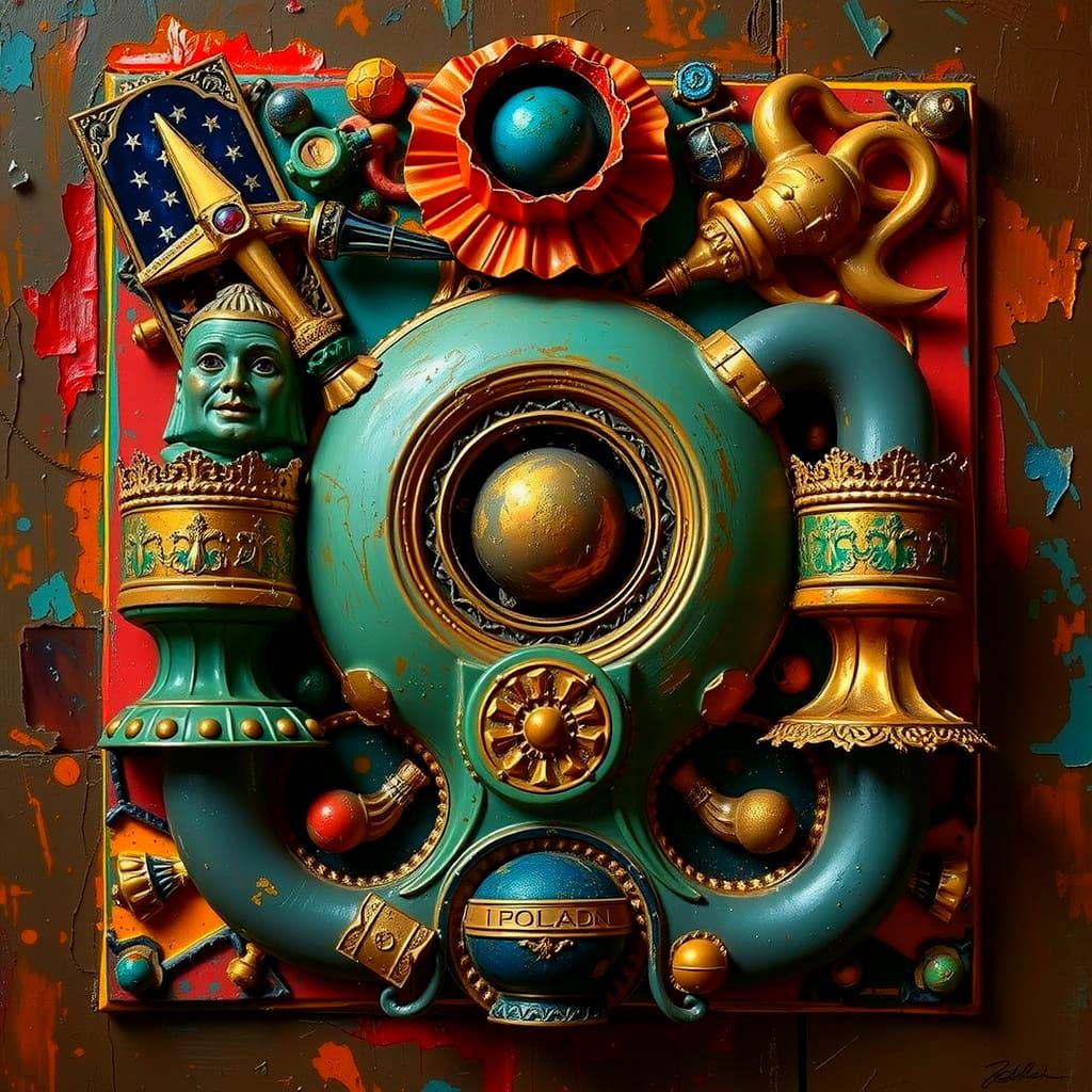 Glorious Hyperrealistic Sculpture in Vivid Colors