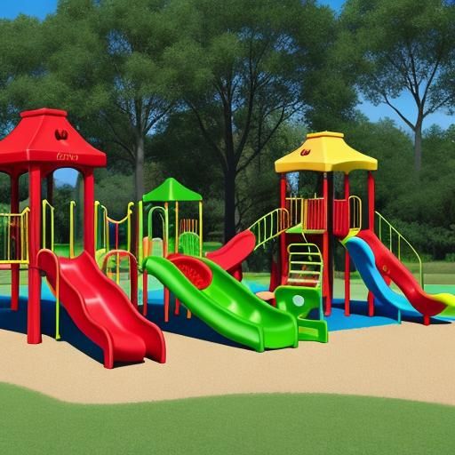 AI Generated Image of a Playground