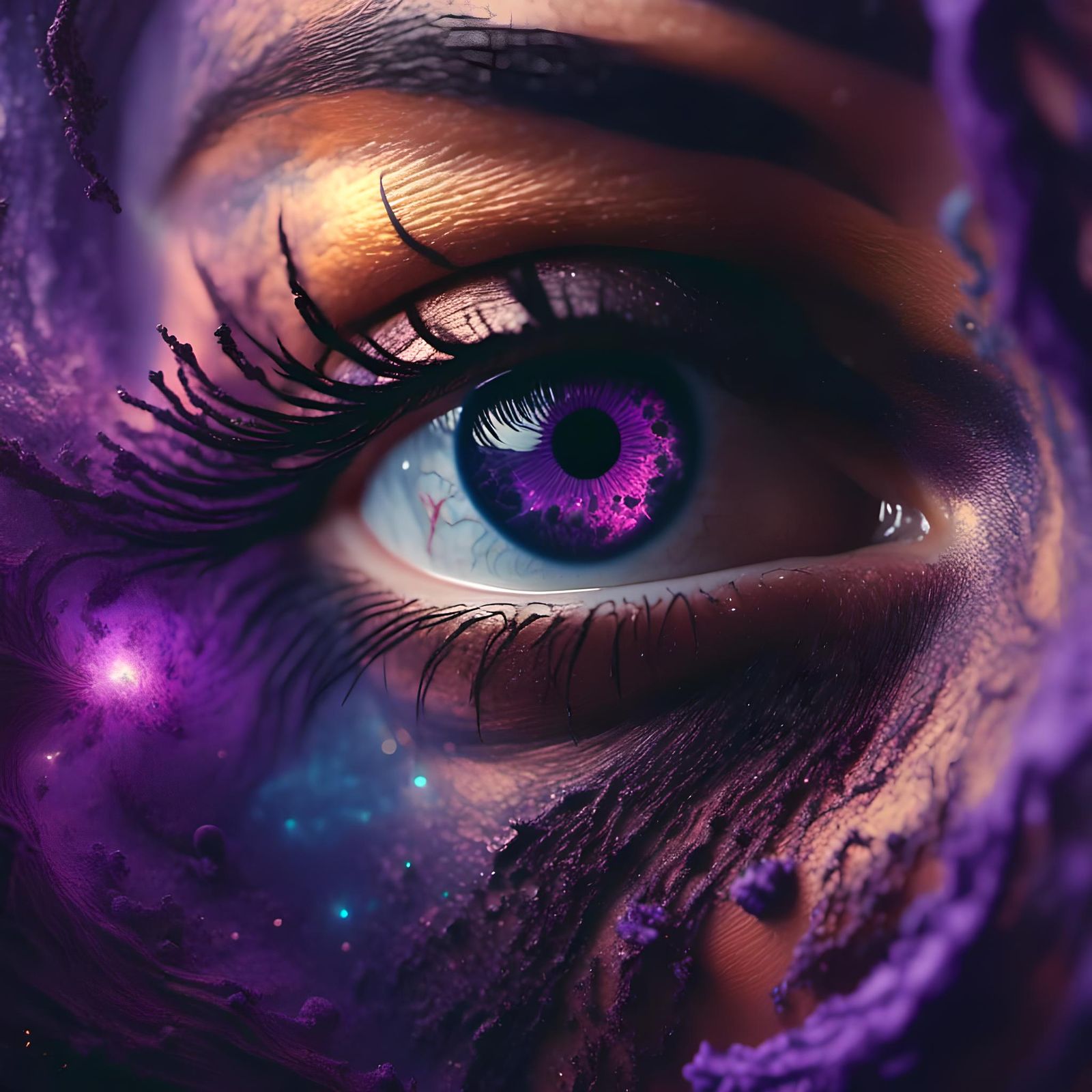 Nebula Eye in Deep Space