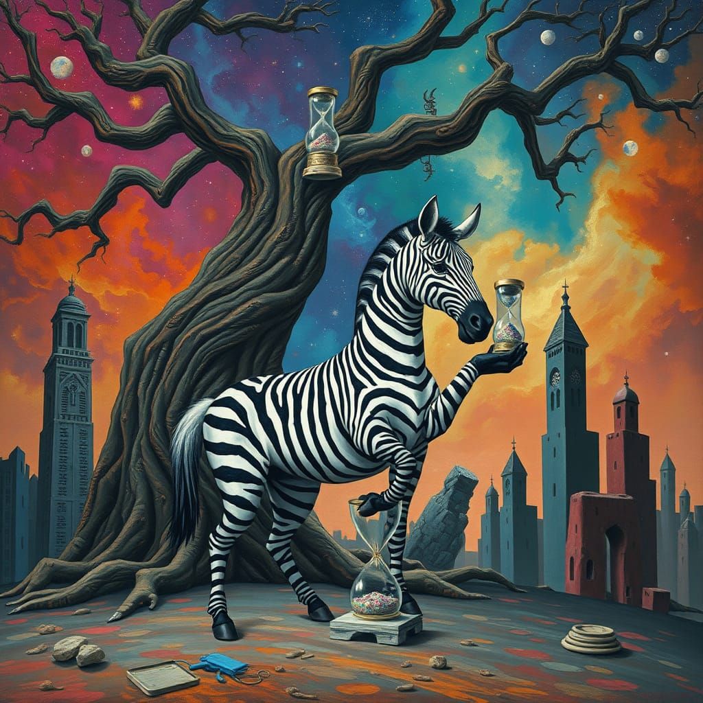 Surreal Zebra