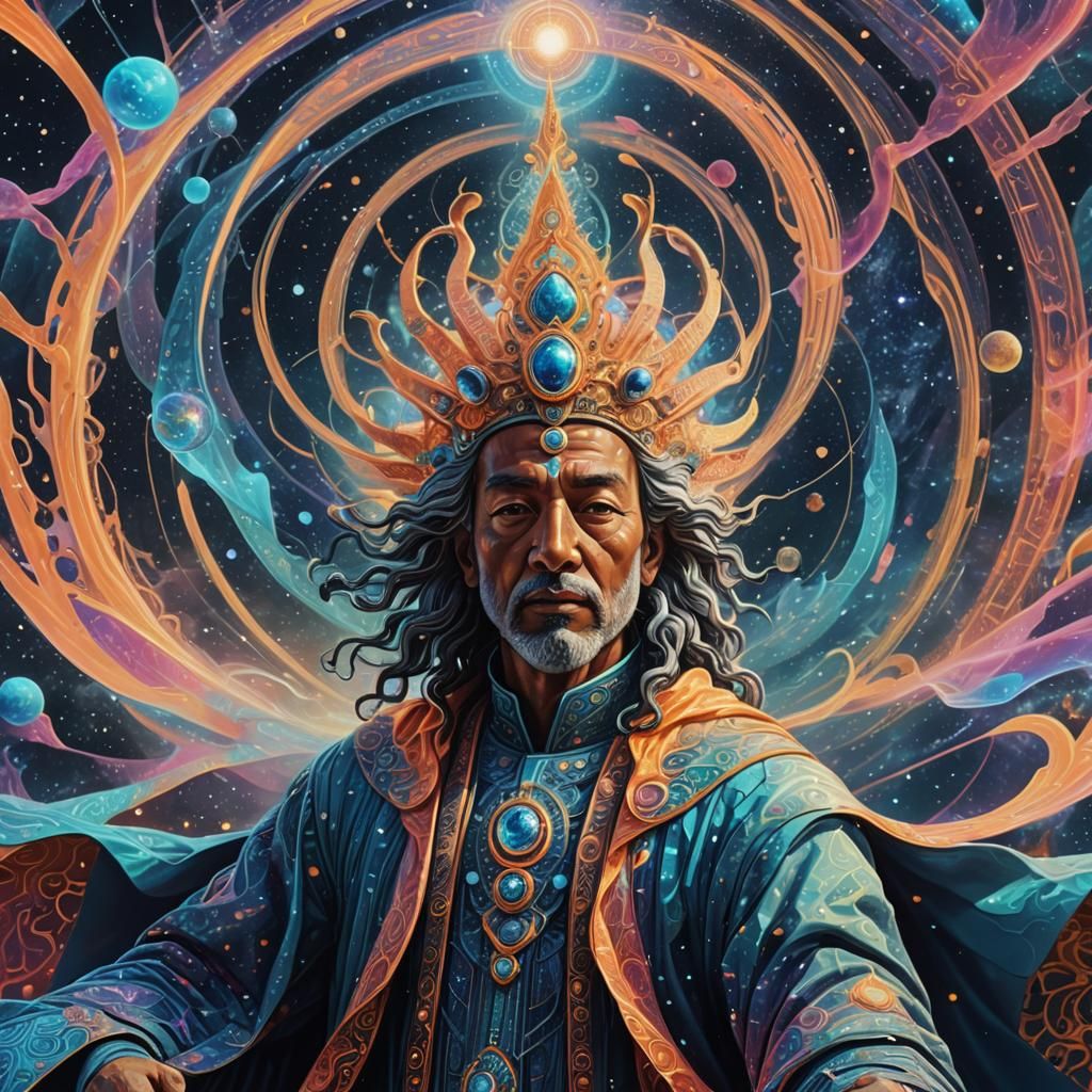 Surreal Fifth Dimension Ruler in Astral Realm