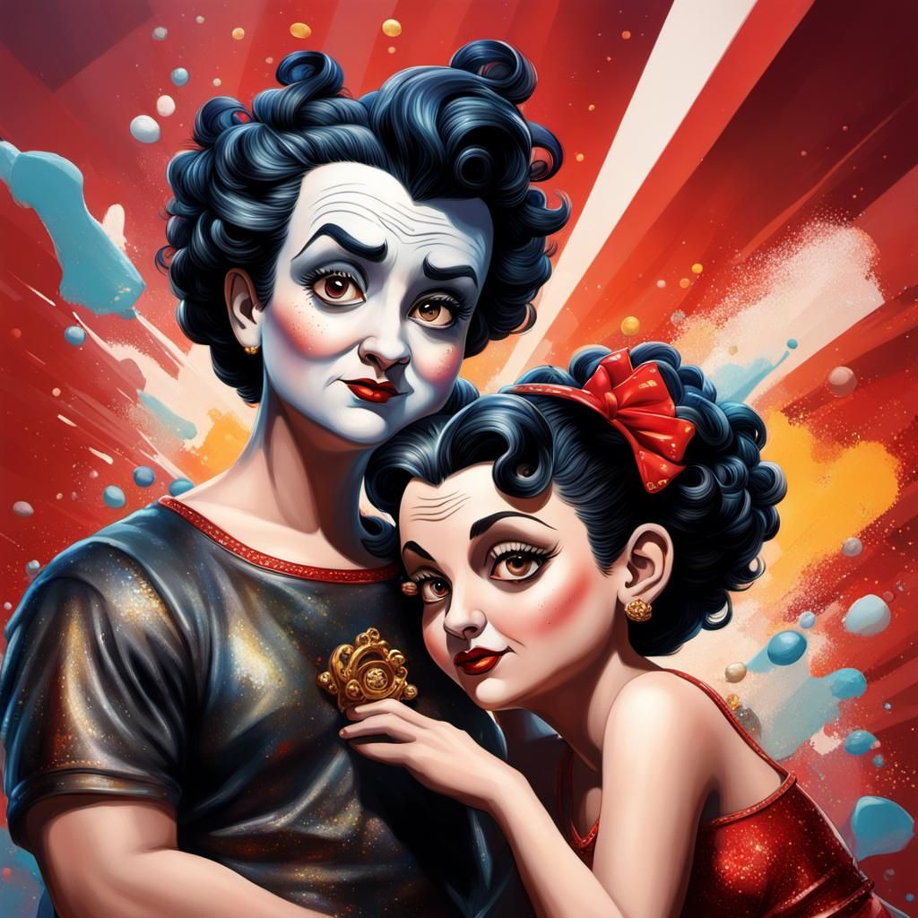 Hyperrealistic Opera Concept Art with Betty Boop