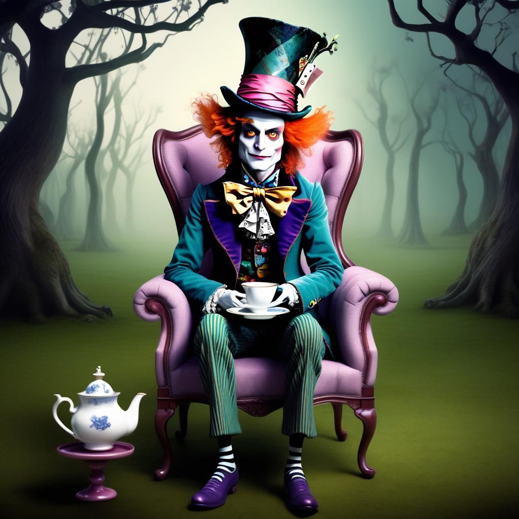 Mad Hatter's Whimsical Tea Party, Burton Style