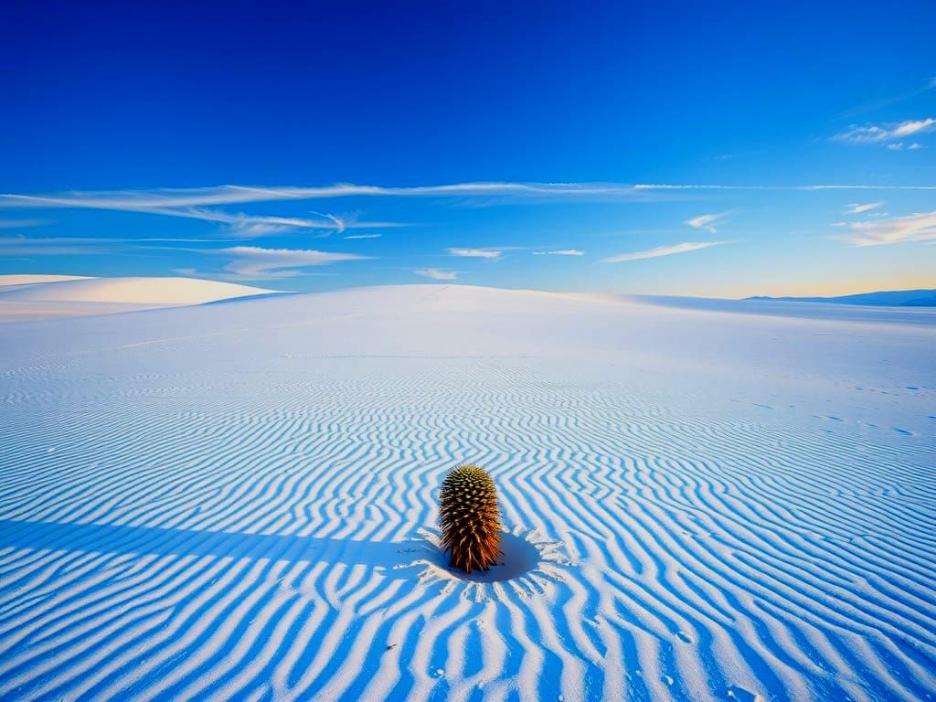 White Sands National Park in Kodak Ektar Film Style