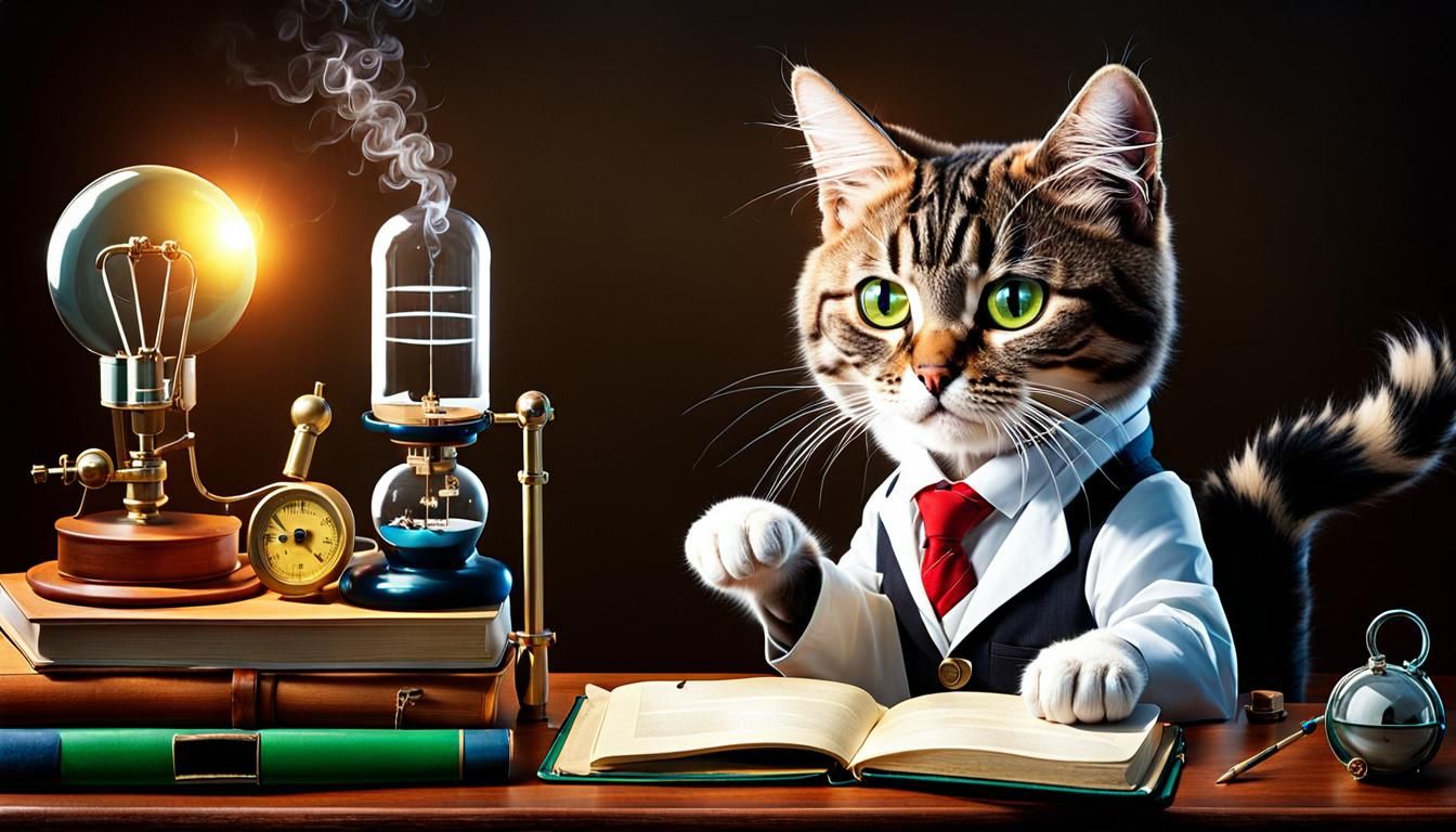 Mad Scientist Cat's World Domination Plans