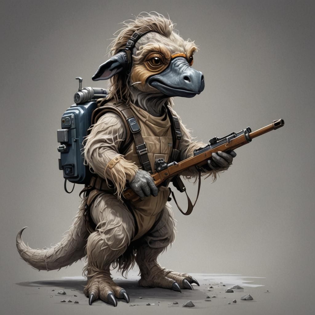 Sinister Sci-Fi Hybrid Creature Mashup