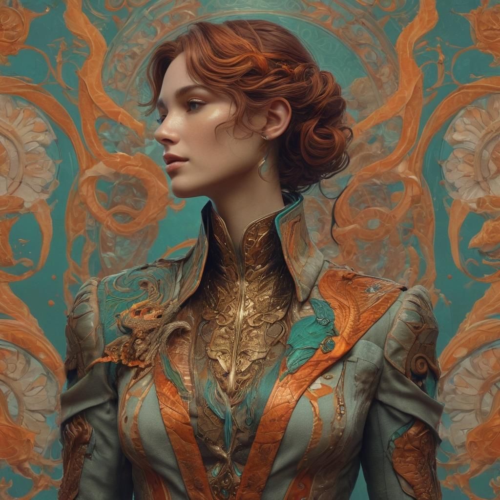 Serpent-Human Hybrid in Sophisticated Suit: Concept Art