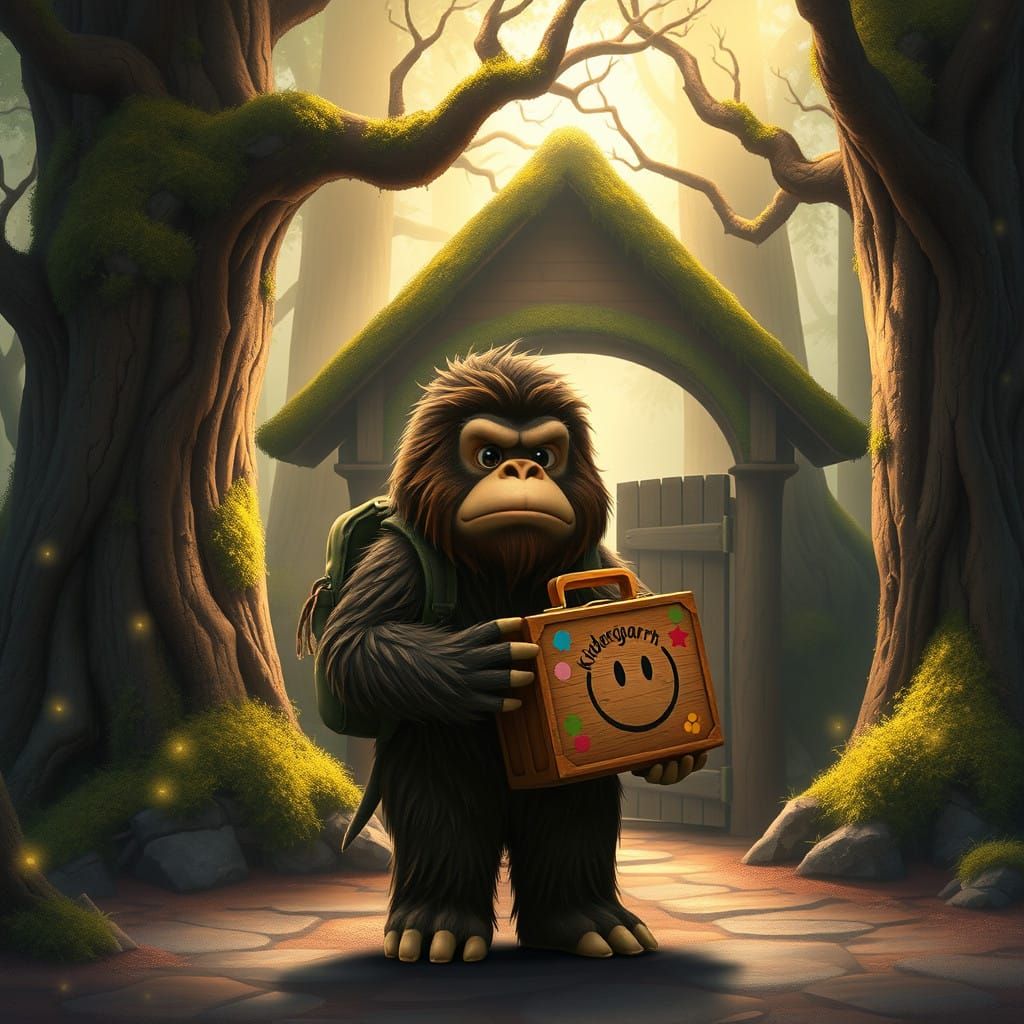 Sasquatch Starts Kindergarten with Whimsical Lunchbox and Wo...