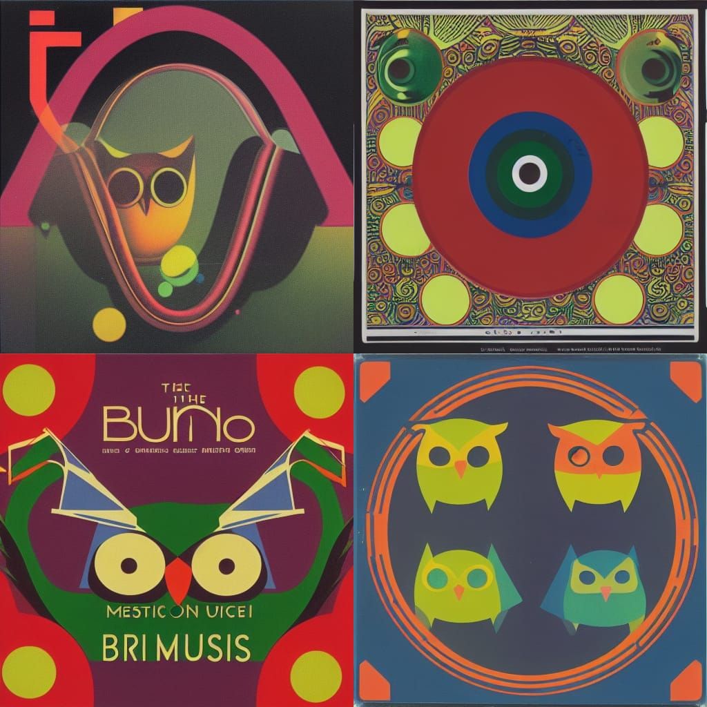 Music for Owls: 1978 Album Cover Reimagined