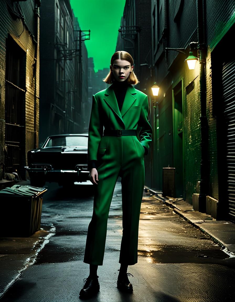 Anya Taylor-Joy as The Riddler in Gotham