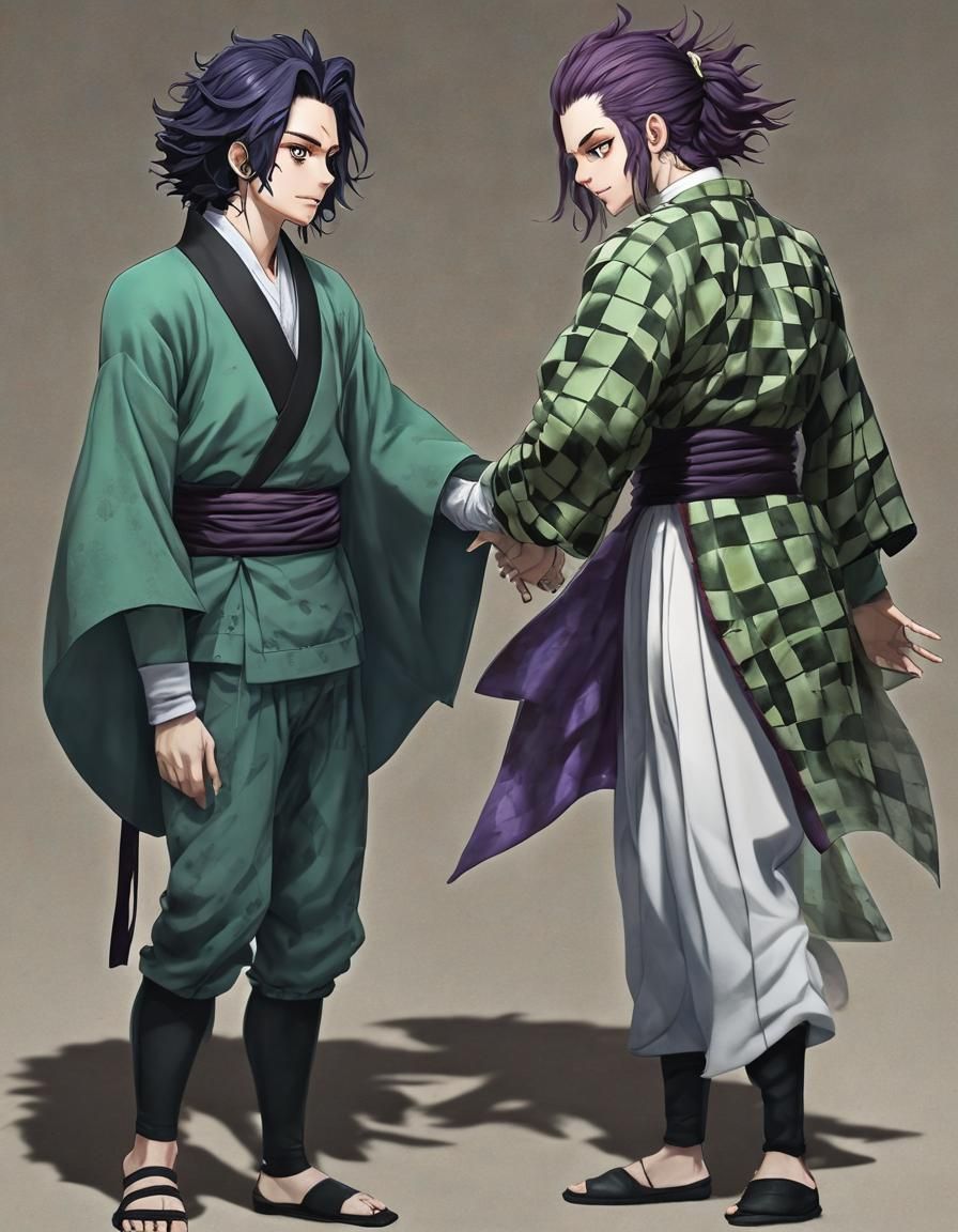 Tanjiro and Mitsuri: A Demon Slayer Moment