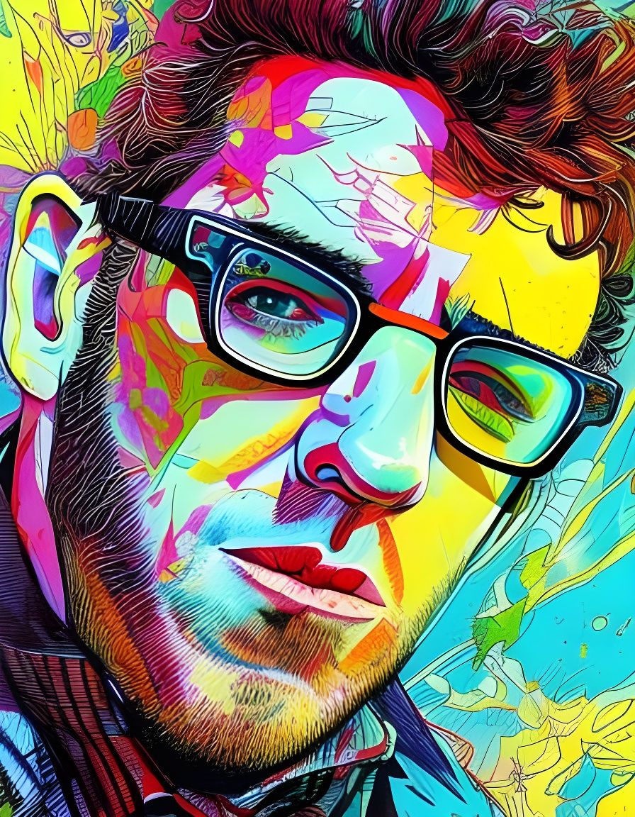 Young Elvis Costello From the 80s