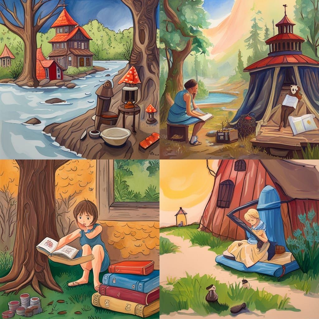 Gouache Storybook Illustration