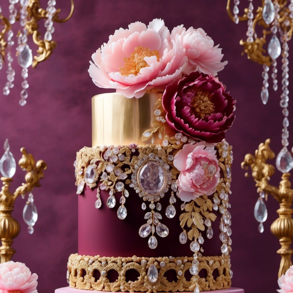 Victorian Birthday Cake