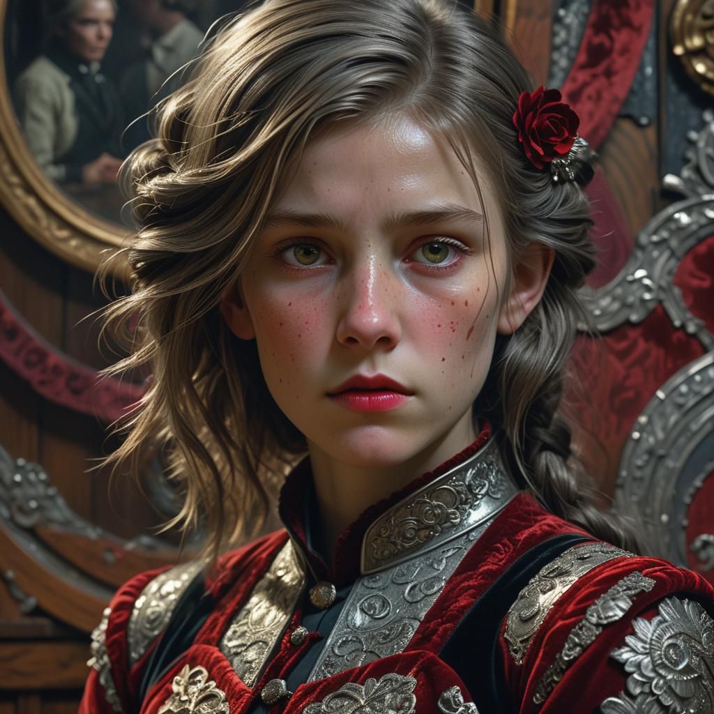 Chappell Roan: Melancholic Portrait in Cinematic Style