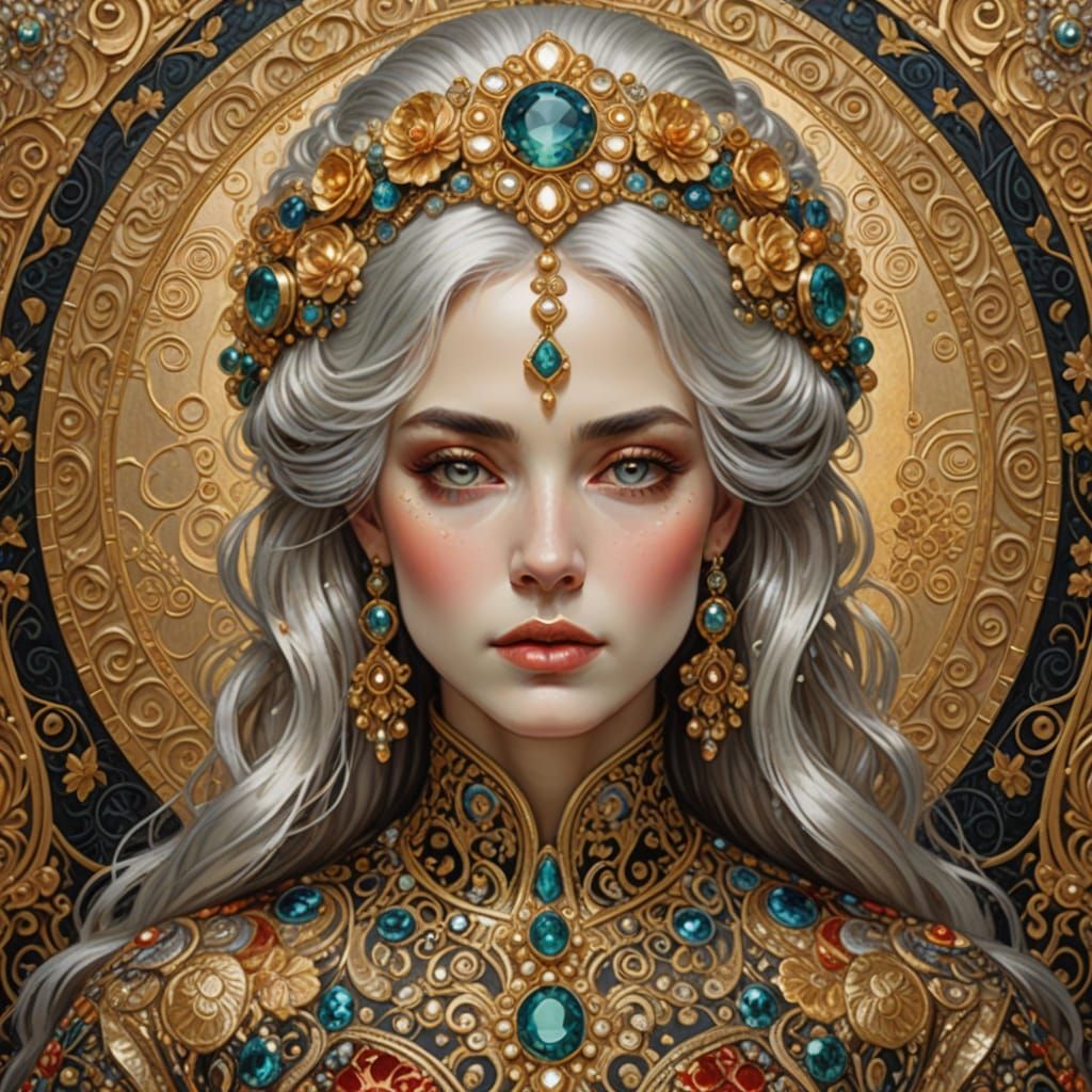 Art nouveau - highly ornate