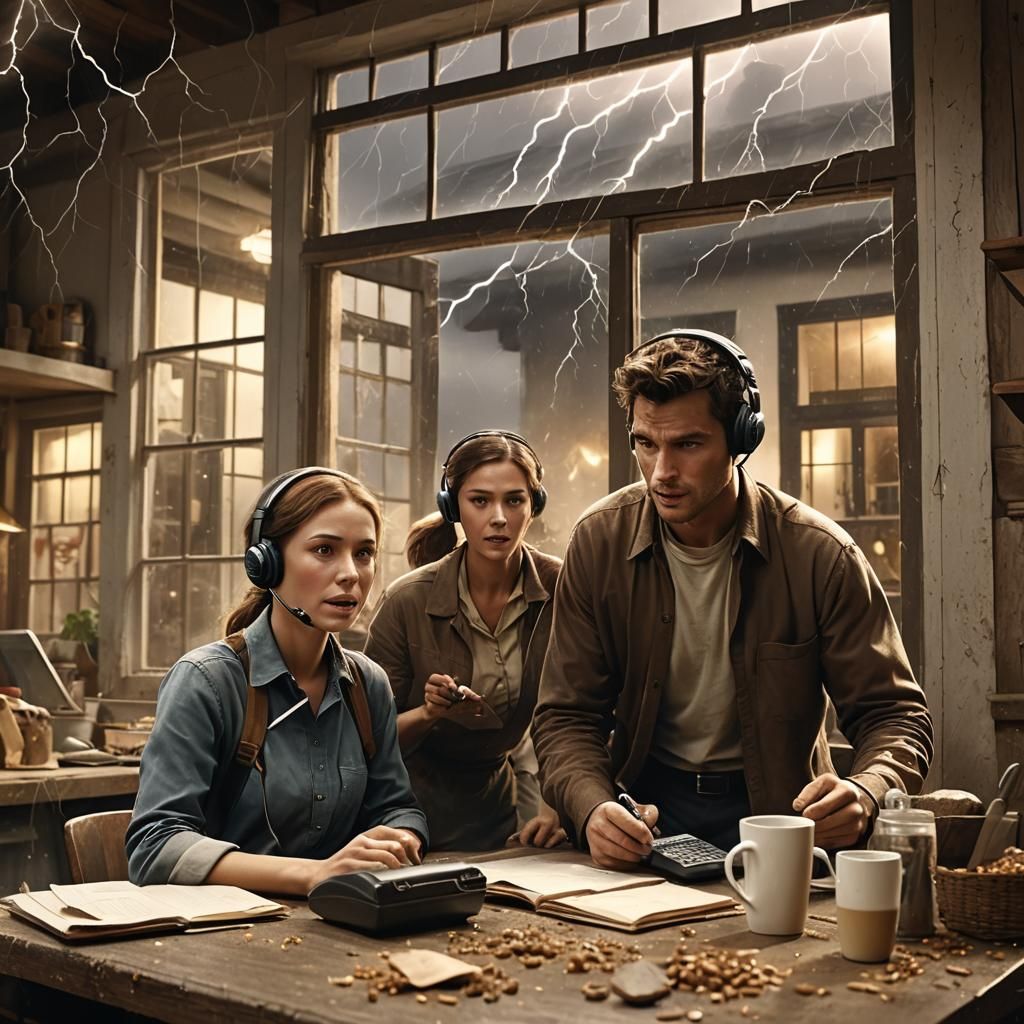 Insurance Team Unfazed by Mayhem: Fantasy Concept Art