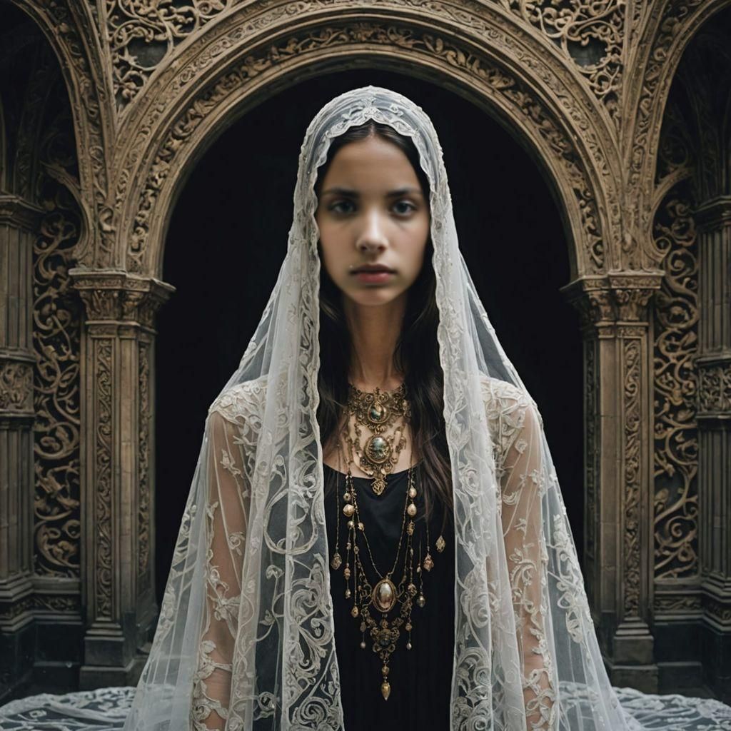 Conceptual Veil Between Worlds Image