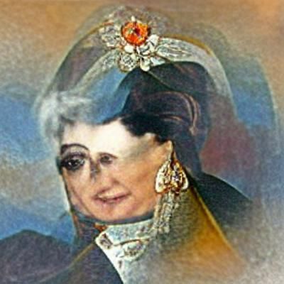 Elegant Vampire Lady in Gothic Setting