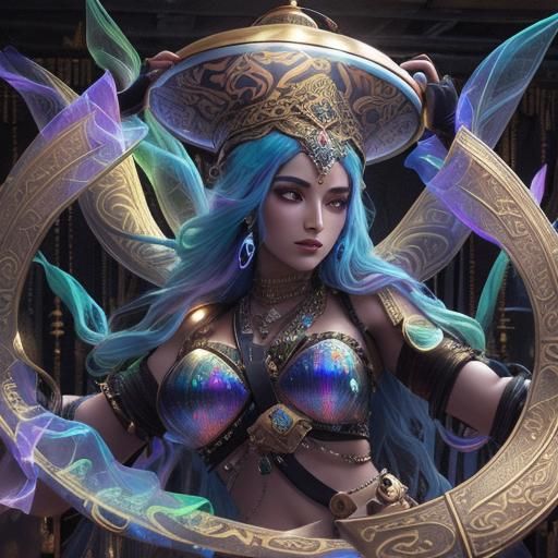 Bronze Age Festival: Holographic Belly Dancer