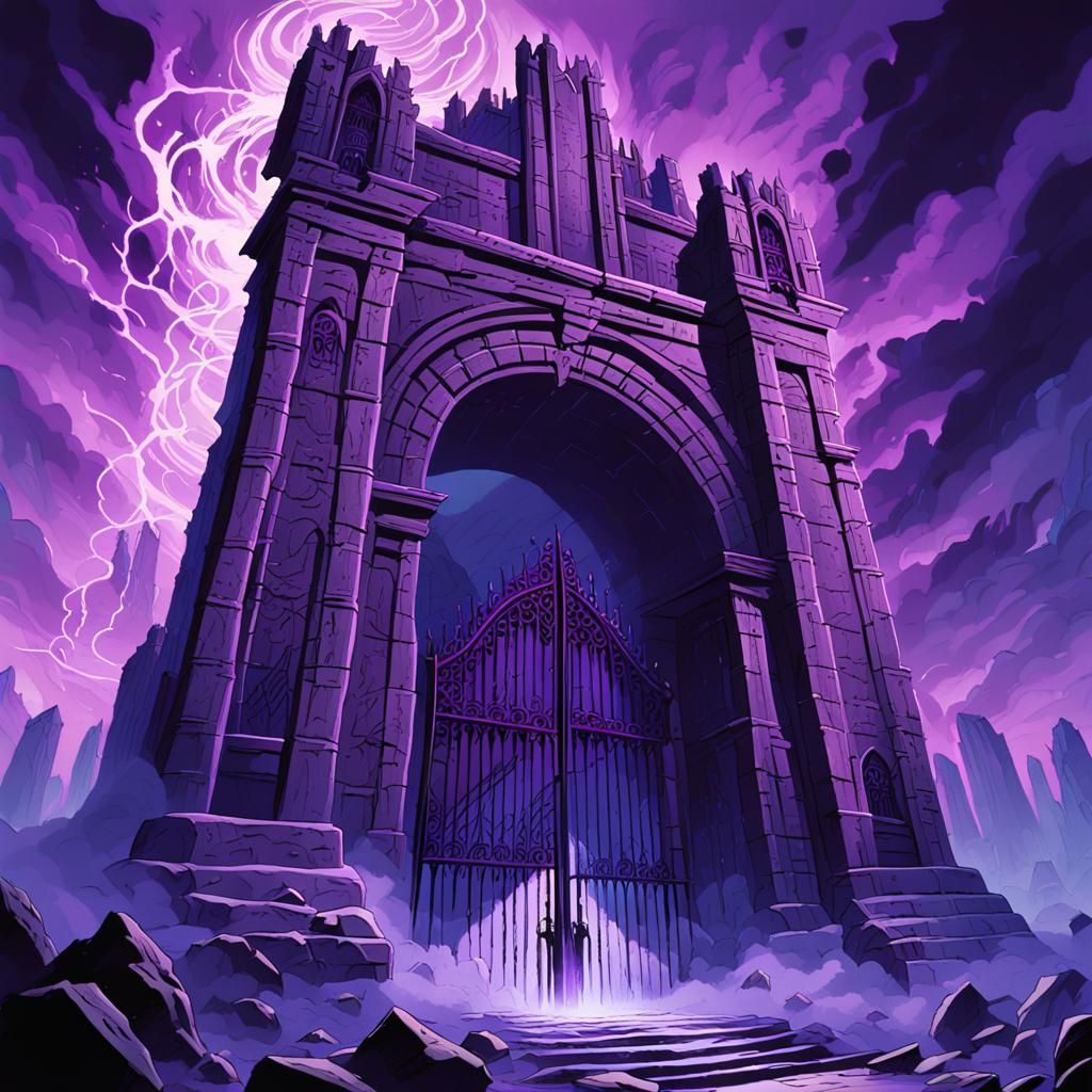 Eerie Comic Book Gates of the Underworld