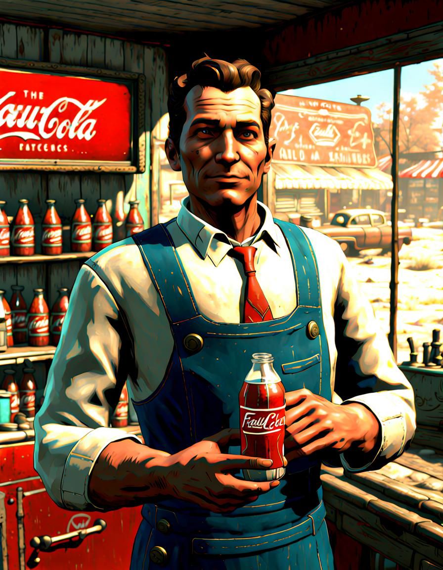 Fallout 4 Inspired Nuka-Cola Salesman