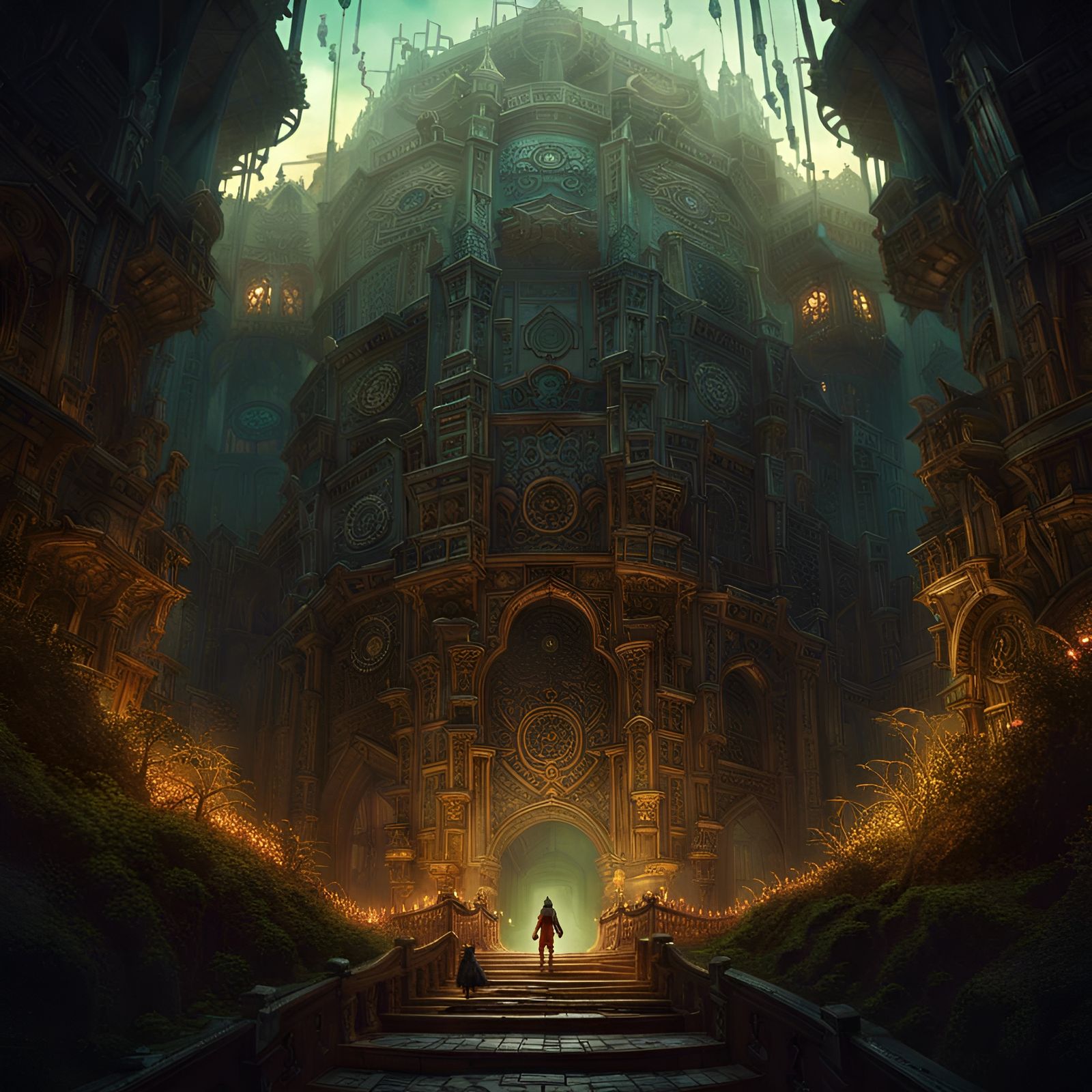 Entrance to the Labyrinthine