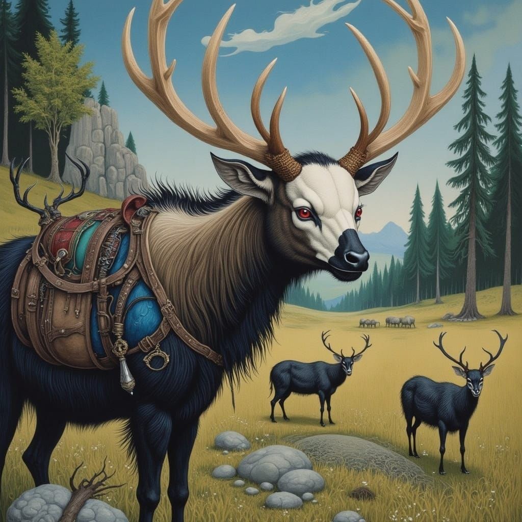 Hyena Guide in Fantasy Valley: Fairytale Style