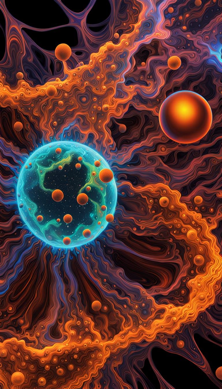 Interstellar Organism Emitting Carbon Trails in Space