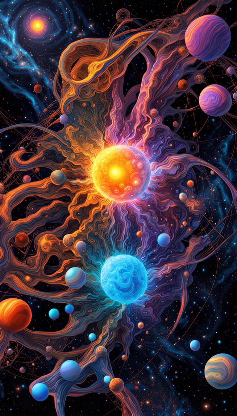 Interstellar Object Outgassing Carbon, a Digital Illustratio...