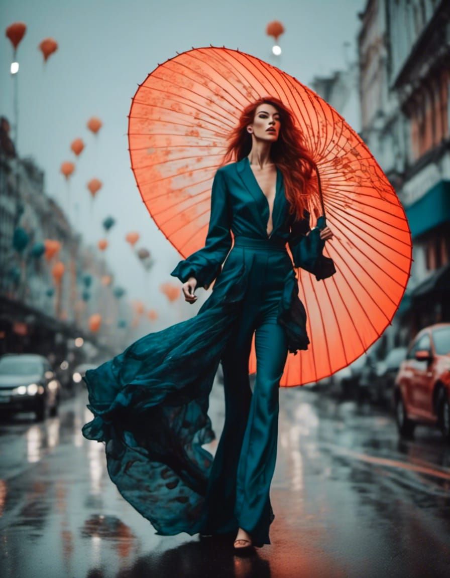 Fashion Fails: out of control umbrella!