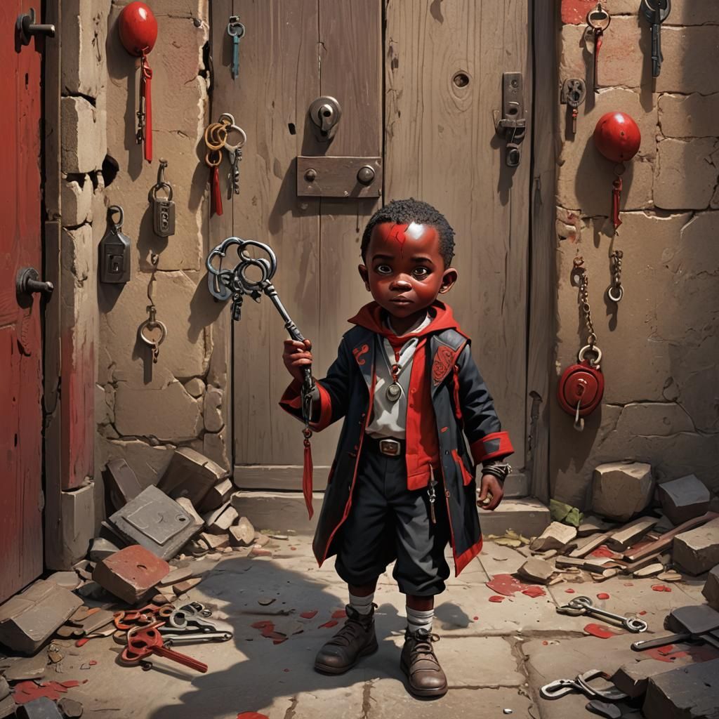 Elegua with Lost Key