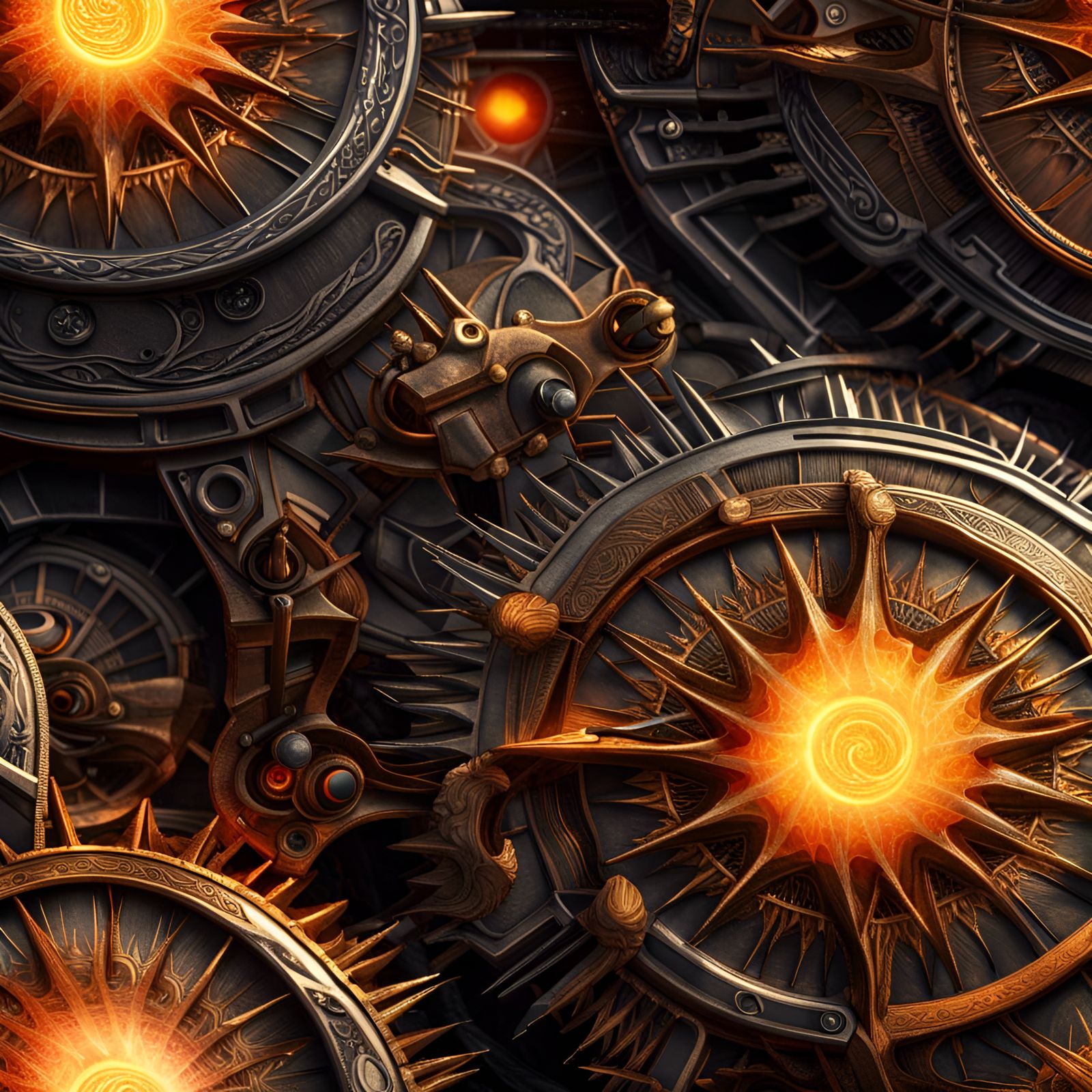 Hyperrealistic Heart of the Sun in HDR