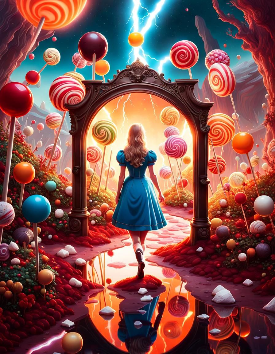 Through A Magic Mirror!