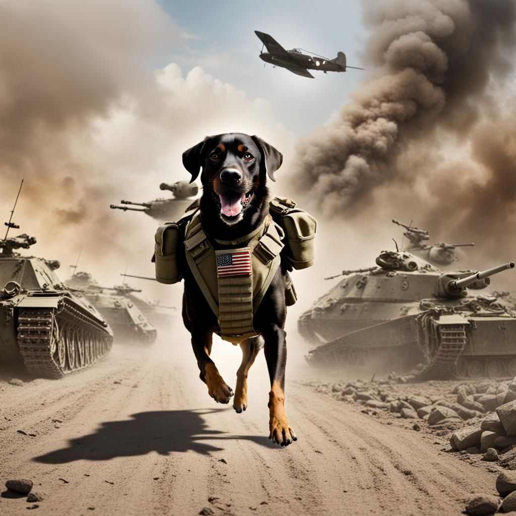 Dog Ready for War
