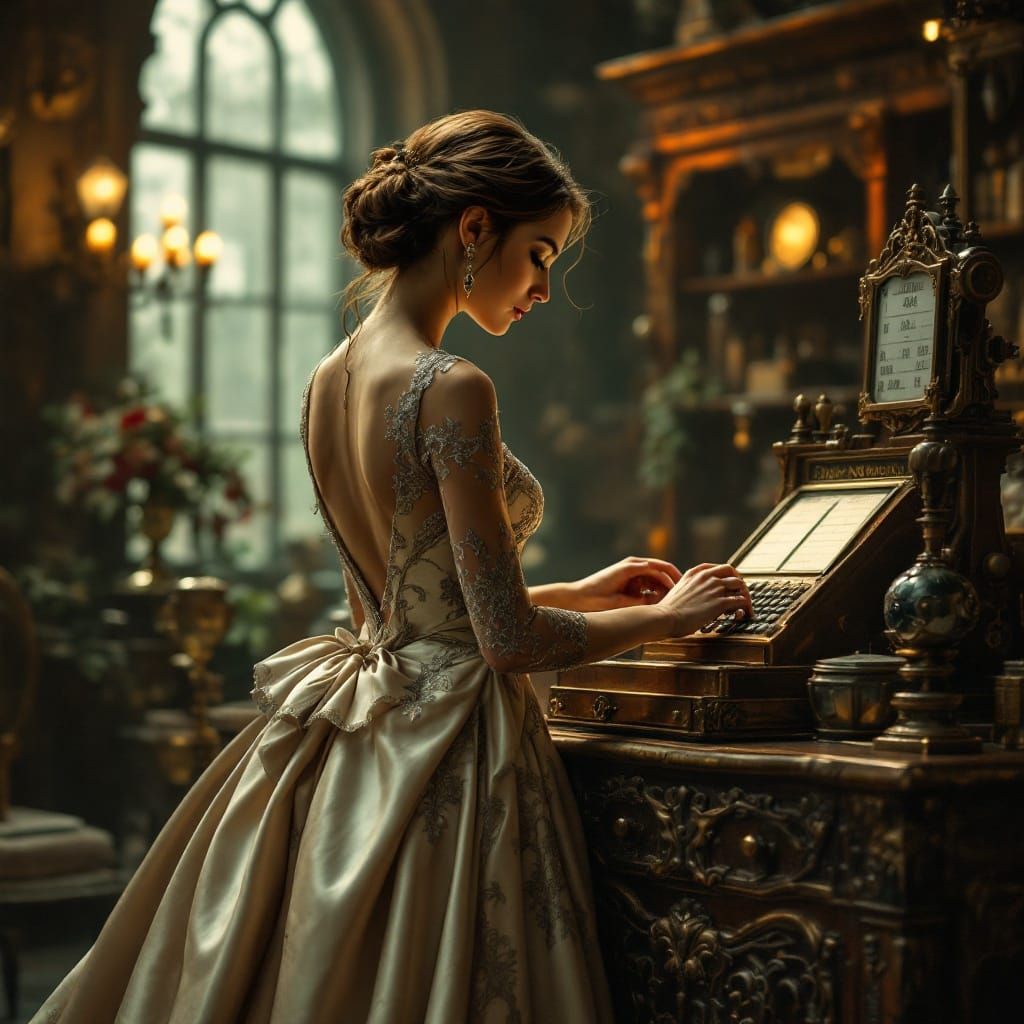 A Darkly Elegant Transaction in Whimsical Steampunk Realism