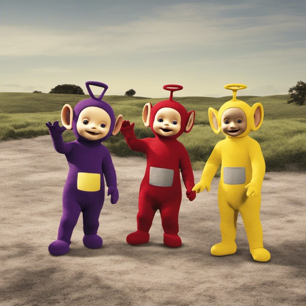 AI Image of the Teletubbies