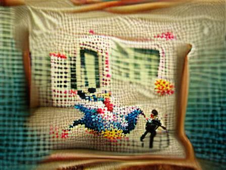 Surreal Dream Needlepoint Design