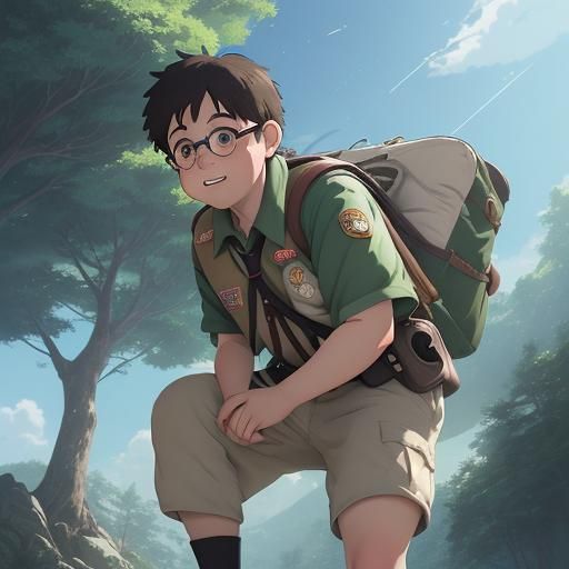 Russell's High Adventure: Anime Key Visual