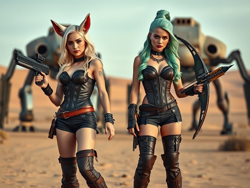 Ella and Alete, Galactic Bounty hunters1a