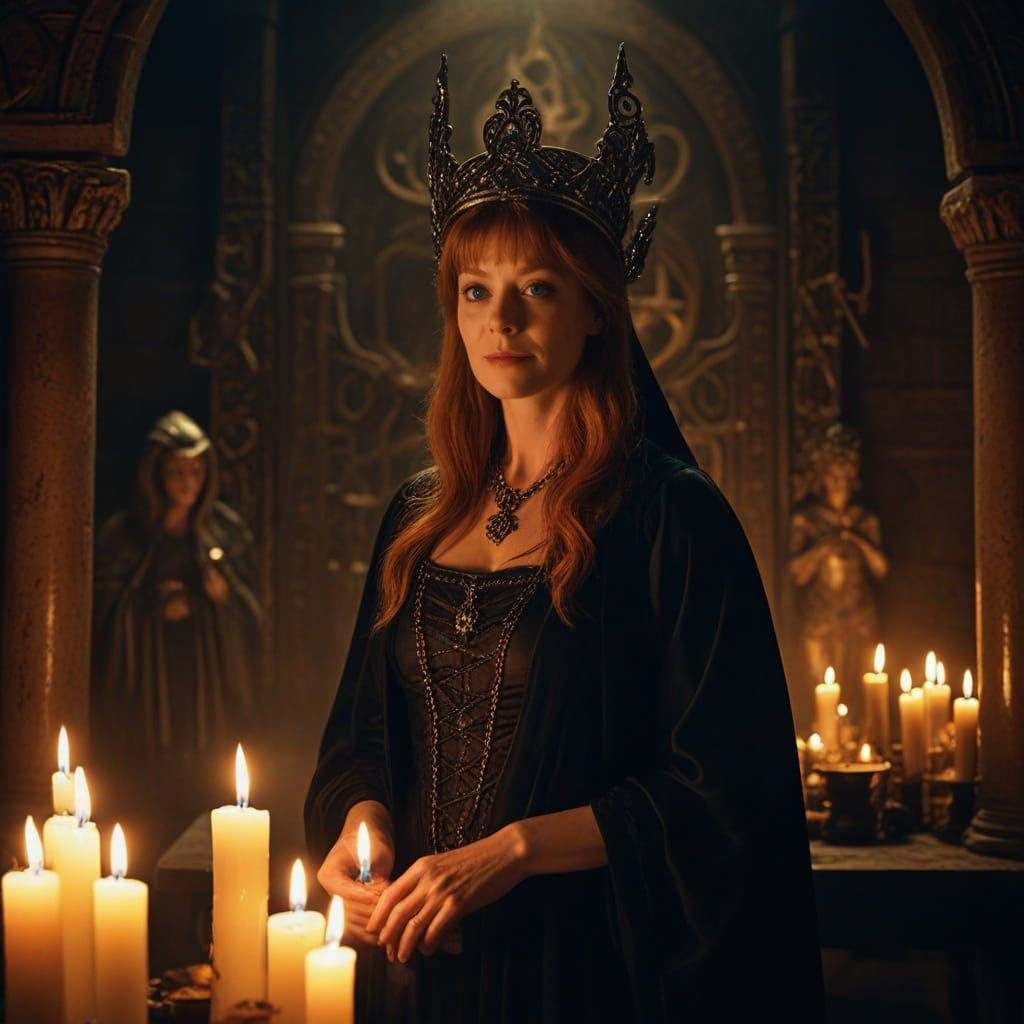 Evil Witch Queen in Sinister Style
