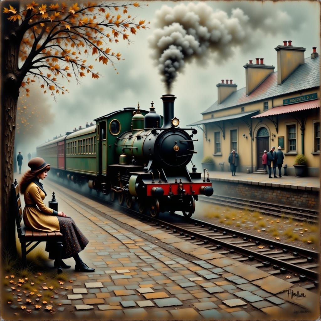 Waiting for his return
