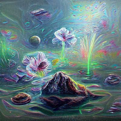 Vibrant Cosmic Nebula in Deep Space