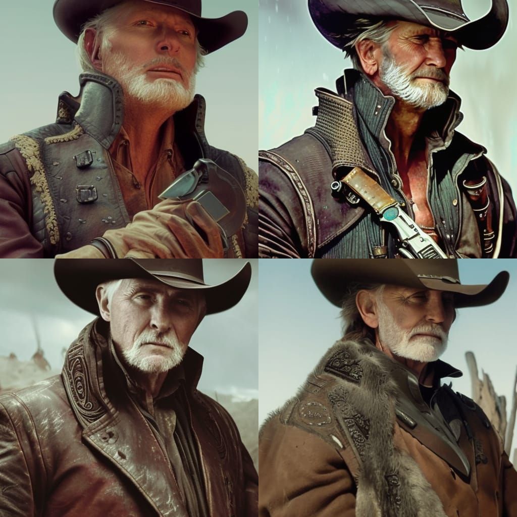 Gunslinger's Last Stand: Epic Digital Matte Painting