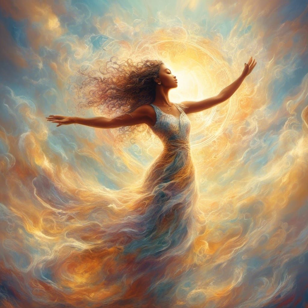 Joyful Dance in Divine Sunshine