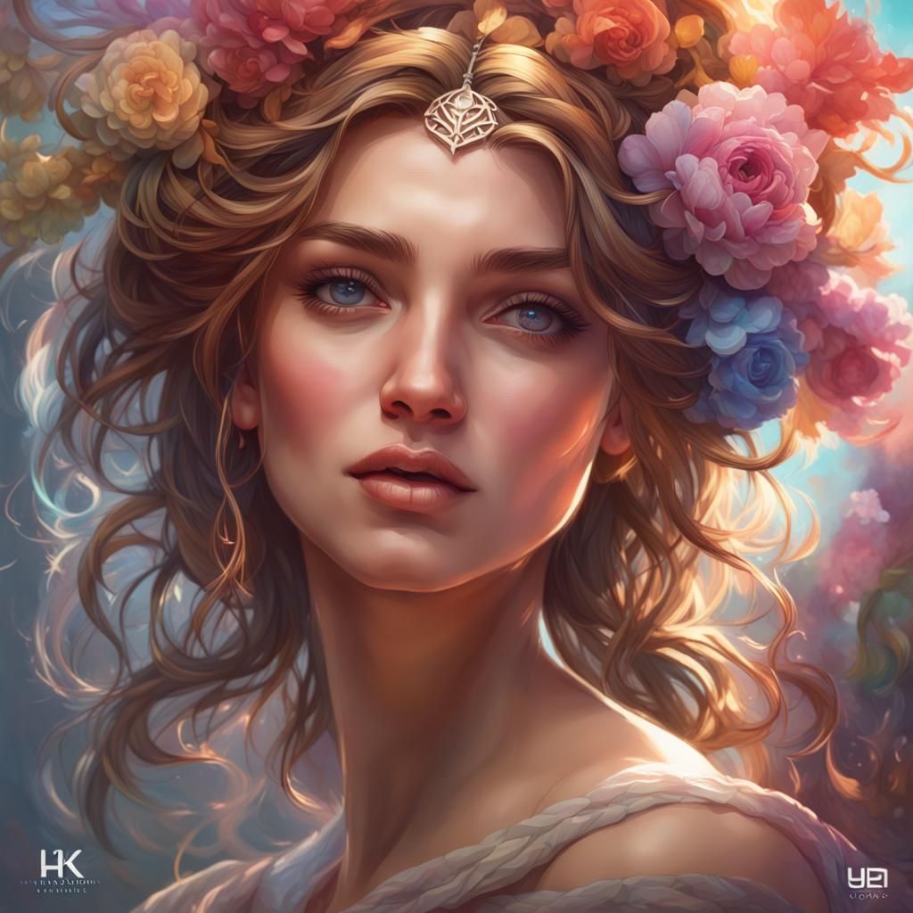 Radiant Portrait of Beauty, Love and Harmony