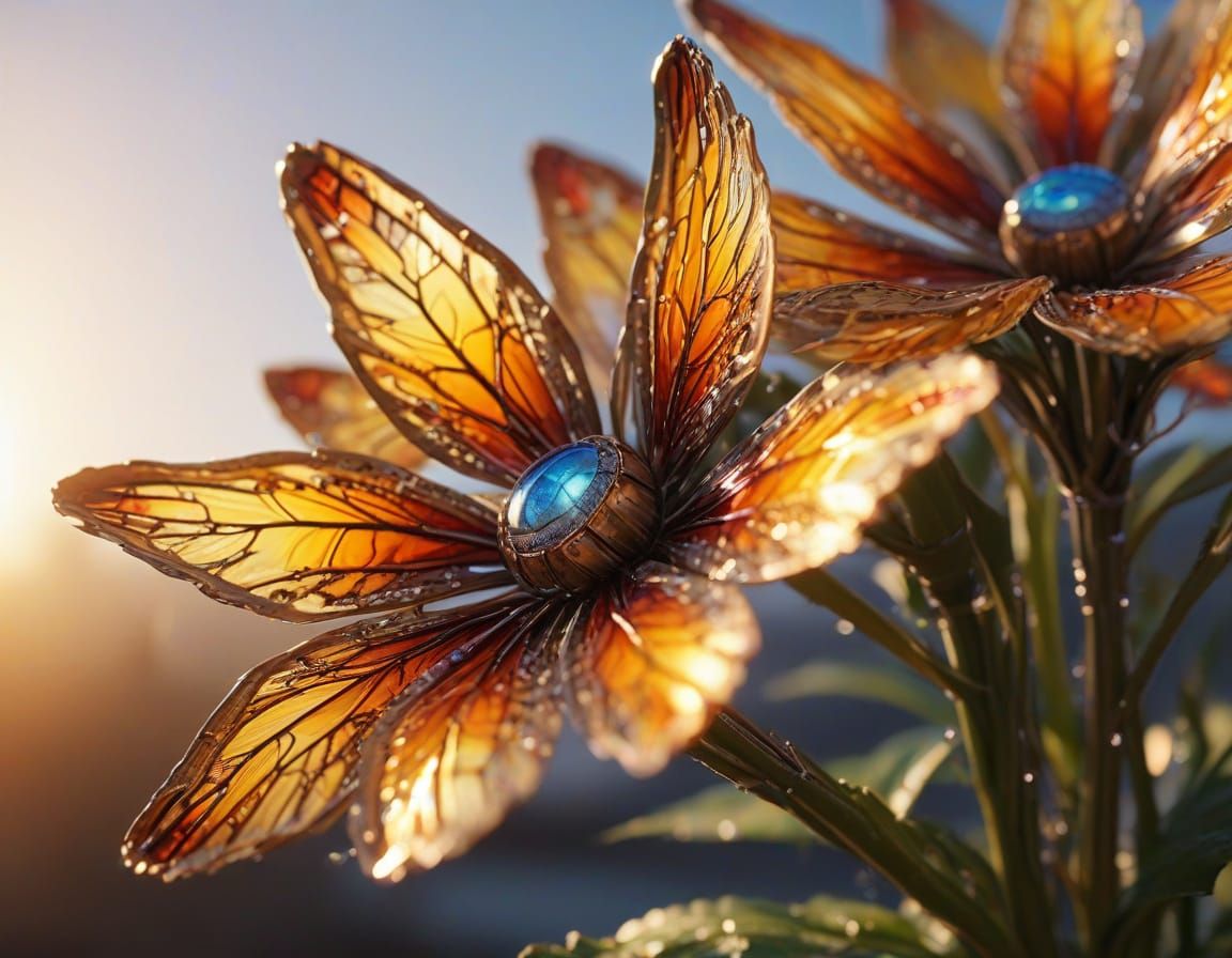 Cybernetic Butterflies in Whirling Dance