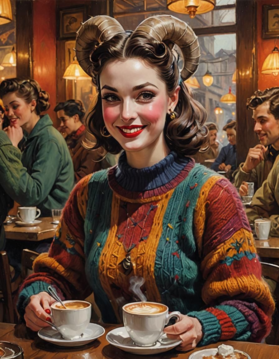 The girl who loved cappuccino